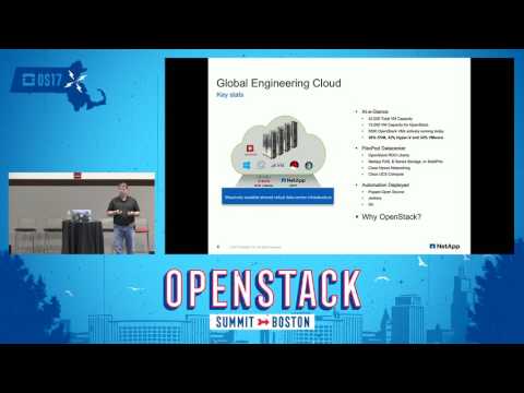 Building an Engineering IaaS Cloud to Develop NetApp's Enterprise Software