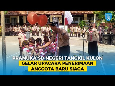 Pramuka SDN Tangkil Kulon Gelar Upacara Penerimaan Anggota