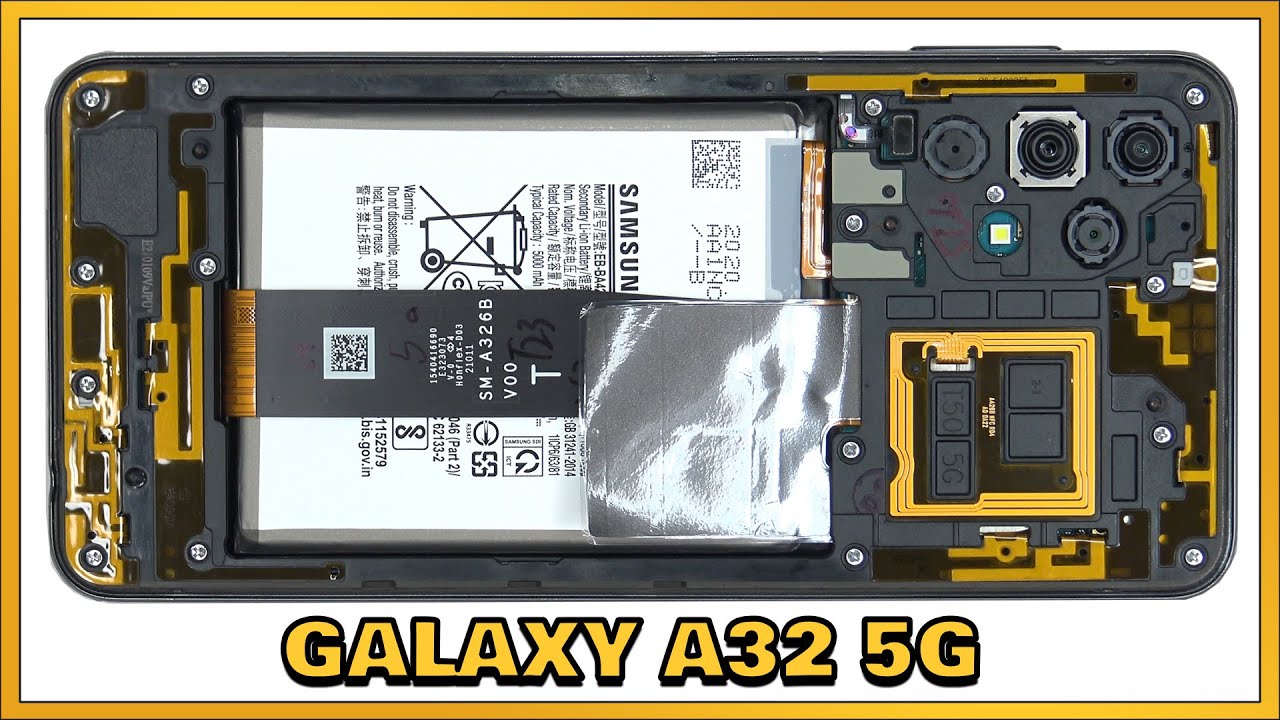 Samsung Galaxy A32 5G Disassembly Teardown Repair Video Review