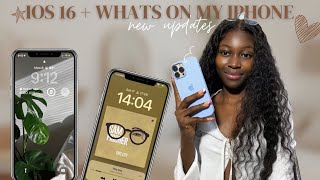 iOS 16 updates + what’s on my iPhone 13 pro max !
