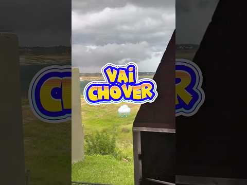 Caramba vem uma chuva forte no lago azul! #rain #turismo #nuvem #náutico