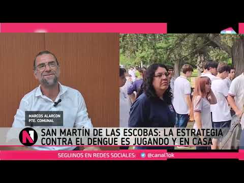 DENGUE: EL MODELO DE SAN MARTÍN DE LAS ESCOBAS SERÁ REPLICADO EN LA PROVINCIA