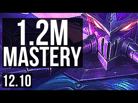 KASSADIN vs POPPY (TOP) | 7/1/7, 1.2M mastery, 300+ games, Dominating | KR Master | 12.10