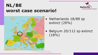 The decline of butterflies in Europe: The crisis deepens