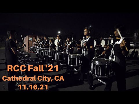 RCC Fall Drumline '21 - Warmup & Book - Cathedral City, CA
