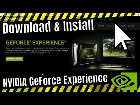 Part of a video titled How to Download and Install NVIDIA GeForce Experience - YouTube