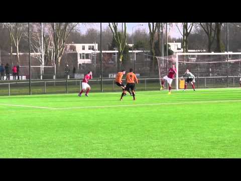 18 jan 2014 Saestum B1 - VV De Meern B2 vr 4-4 Doelpunt Jesse