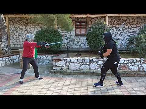 Arming sword & buckler Vs long sword experimental techniques II