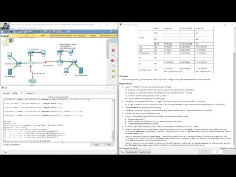 4.5.1.1 Packet Tracer - Skills Integration Challenge