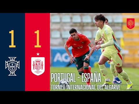 Resumen #SUB17 | Portugal | 1-1 | España | Torneo internacional del Algarve | 🔴 SEFUTBOL
