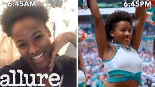 An NFL Cheerleader&#39;s Entire Routine, from Waking Up to Game Day | Allure