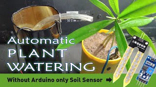 Automatic Plant watering system without Arduino