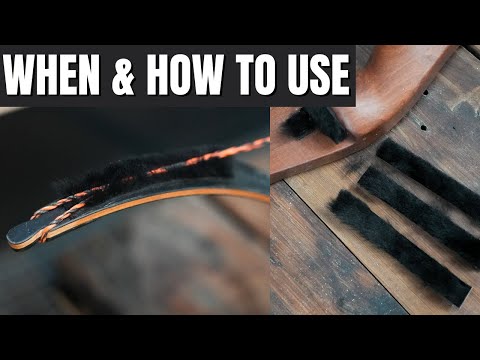 (Recurve vs Longbow) Limb Silencers & Arrow Rest