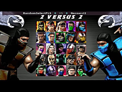 Ultimate Mortal Kombat 3 Plus (Hack) - RandomSelectPLS vs NecoarcI2
