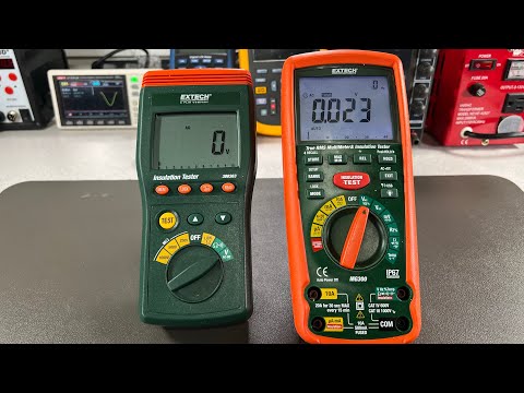 EXTECH  vs.  EXTECH  (Insulation Tester Comparison )