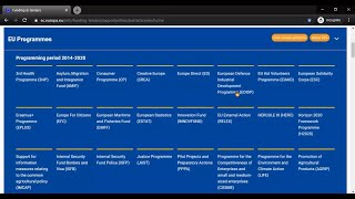 How to register in the EU Funding and Tenders Portal