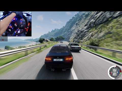 BMW E92 M3 in BeamNG.drive | Steering wheel gameplay