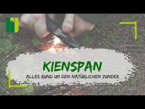 ALLES RUND UM KIENSPAN - Wie und womit entzündet man das Gold des Waldes am besten?