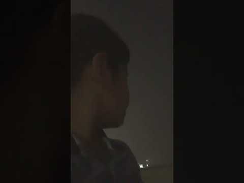 Can you spot the #moon 🌝 Full moon night. Beautiful weather #dubai #uae