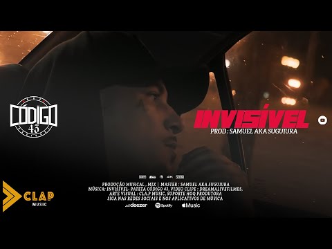 Pateta código 43 - Invisível  ( Video Clipe )