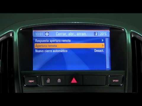 Opel Astra OPC. Modelo 2012. Ajustes e información Navi 900