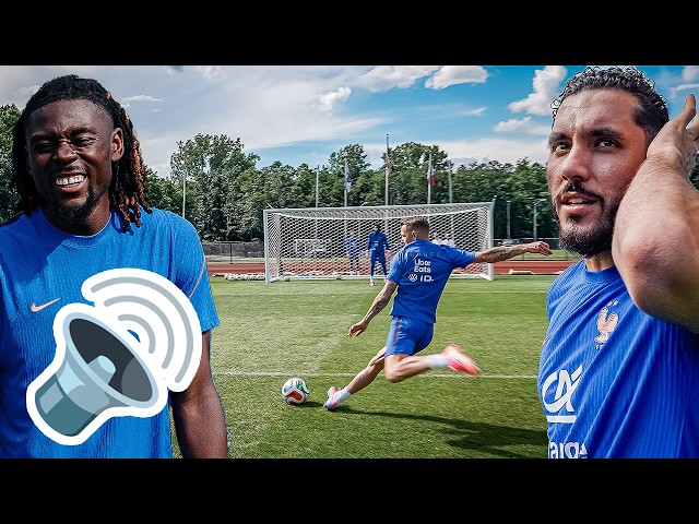 Un micro sur les joueurs pendant la séance !