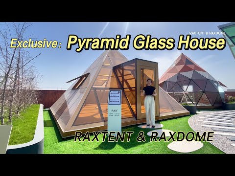 Next Level Glamping Inside Our Futuristic Pyramid Glass House