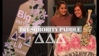 ♡DIY Sorority Paddle/Vlog♡ | UNR Tri Delta |