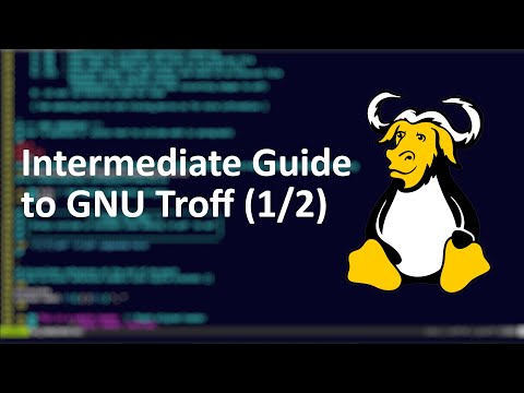 Intermediate Guide to Groff (1/2) - Ms template overview | Auto-numbering, custom TOC, PDF links