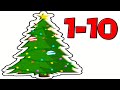 Learn To COUNT From 1 10 With CHRISTMAS TREES Holiday Math For Kids
