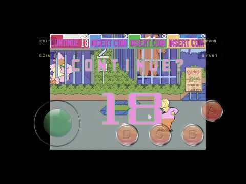 The simpsons game over