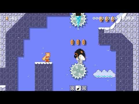 Mount Kiliman-Dry-Bones (Super Mario Maker 2)