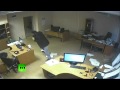 Dramatic CCTV: Meteorite blast wave blows out ...