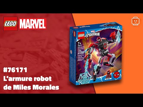 Vidéo LEGO Marvel 76171 : L’armure robot de Miles Morales