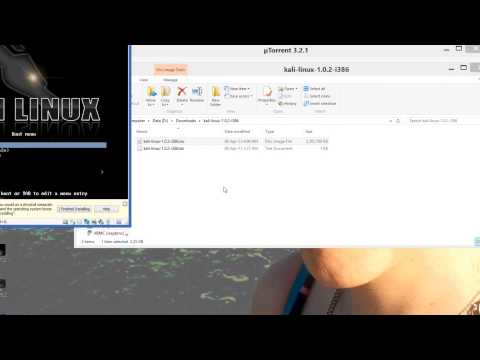 comment installer kali linux sur windows 8