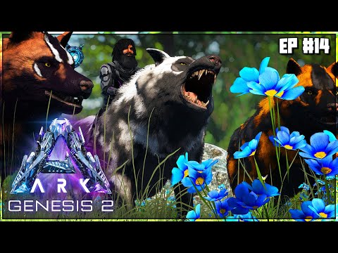 Taming Up An R-DIREWOLF PACK! These Wolves Are Stunning! [EP#14] [ARK: Genesis 2 DLC]
