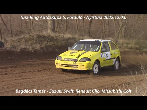 Bagdács Tamás - Suzuki, Renault, Mitsubishi Tura - Ring AutósKupa 5. Forduló - Nyírtura 2022.12.03.