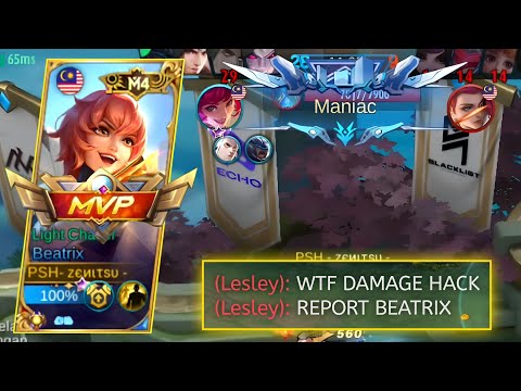 ITEM HACK BEATRIX BEST BUILD BEATRIX MANIAC GAMEPLAY