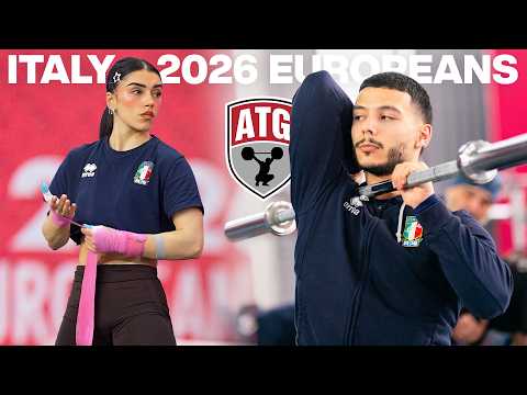 TEAM ITALY 🇮🇹 Weightlifting Training Hall w/ Sergio Massidda Giulia Imperio &amp; Co | 2026 Europeans