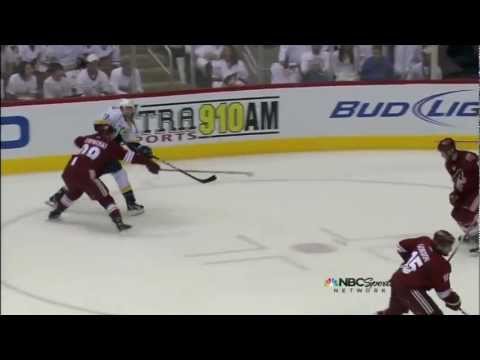 Colin Wilson goal. Nashville Predators vs Phoenix Coyotes Game 5 5/7/12 NHL Hockey