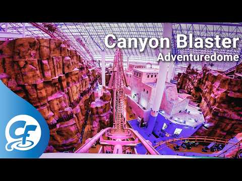 Front row point of view footage of Canyon Blaster