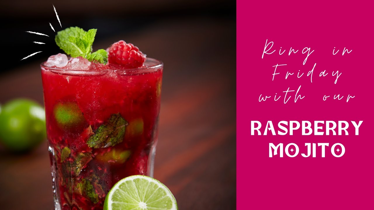 Raspberry Mojito  Sparkling and Refreshing