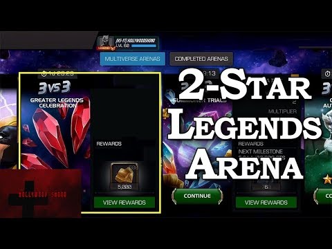 Marvel Contest of Champions - HollywoodShono grinding Legends Arena on both newer accounts
