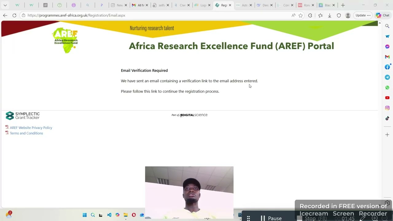 AREF Research Development Fellowship 20