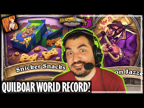 MY BEST QUILBOAR BUILD EVER!!! - Hearthstone Battlegrounds