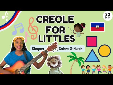 Learn Shapes in Haitian Creole ! | Fun Creole Lesson for Kids with Music & Singing