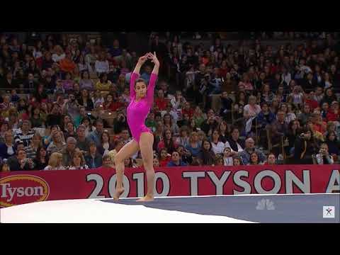Aly Raisman Floor Senior Debut vs End of Career Difficulty Comparison!