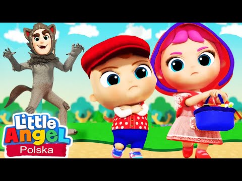 Czerwony Kapturek - Nie rozmawiajcie z nieznajomymi | Piosenki Dla Dzieci | Little Angel Po Polsku