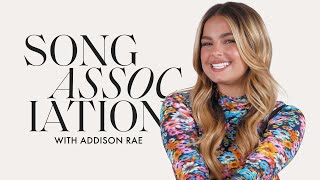Addison Rae Sings Justin Bieber, Hailee Steinfeld &amp; &quot;Obsessed&quot; in a Game of Song Association | ELLE