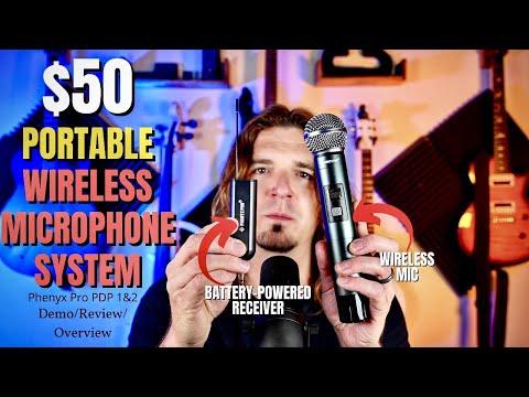 CHEAP Battery-Powered WIRELESS Microphone System - Phenyx Pro PDP 1&2
